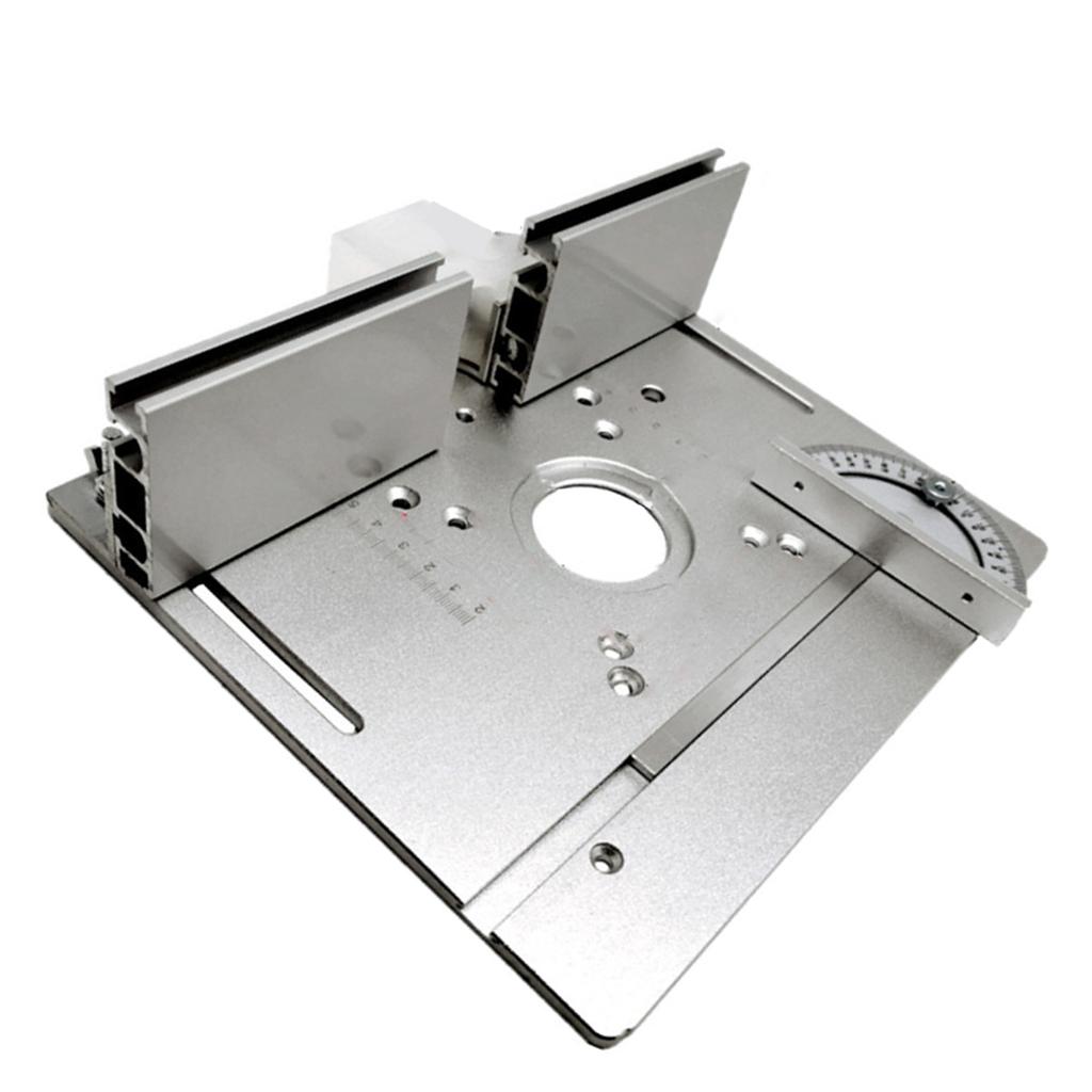 Router Table Insert Plate 2 in 1 Woodworking Bench Flip Board for Electric Routing Trimming Machine