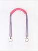 XIMDOMADO Macrame Bag Strap - Pink & Pale Blue