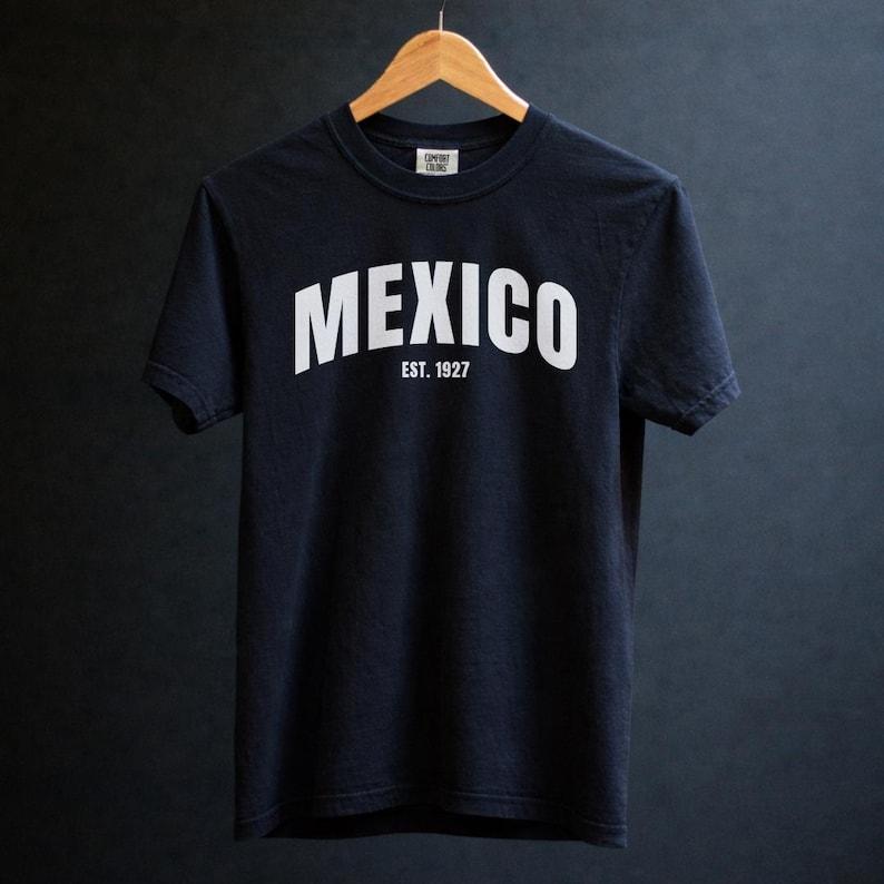 Mexico Est. 1927 Heritage Tee | Vintage Soccer Shirt | Mexico Futbol Shirt | World Cup Fan Gear 4XL
