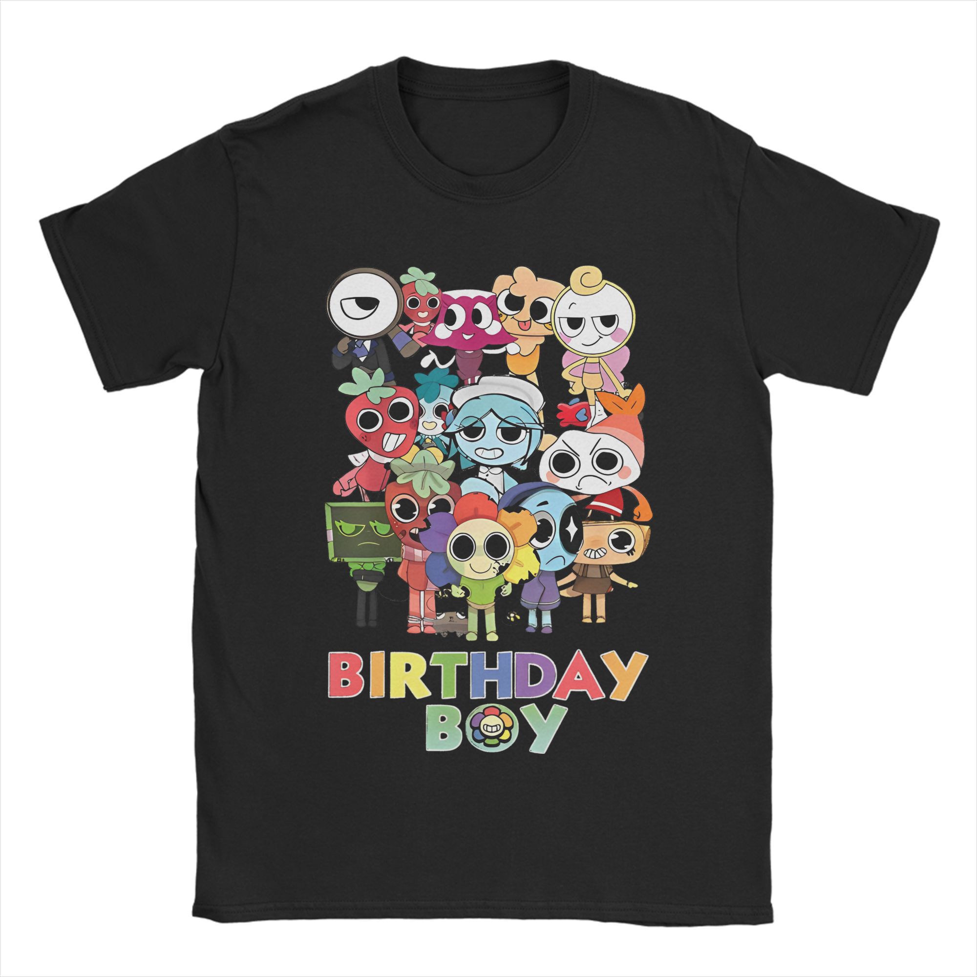 

Dandys World Футболка на день рождения для мальчика Мужская Женская 100% хлопок Винтажная футболка Круглый воротник Футболка с коротким рукавом Топы больших размеров S