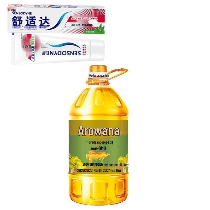 Sensodyne Toothpaste Duo & Arawana Rapeseed Oil Bundle
