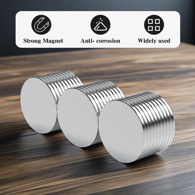 25x2mm magnety Magnetky na ledničku pro DIY Kancelářská bílá tabule Dílna Vhodné nástroje Domov Pracoviště