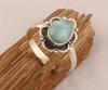 Natural Larimar Gemstone Ring, Birthstone Jewelry, Pear Ring, 925 Silver Ring, Handmade Designer Ring, Unique Gift, Wedding Ring