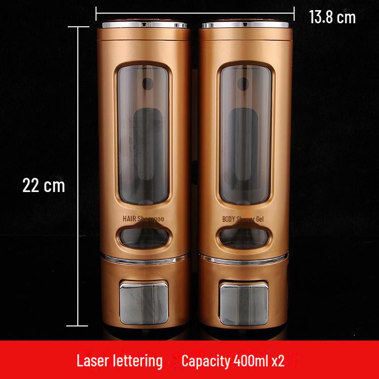 Wall-Mounted Bathroom Soap & Shampoo Dispenser