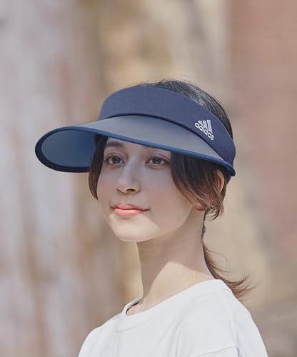 Adidas ADW MAETATE CLIPVISOR Visor, Women's, Navy OSFX (57-60cm)