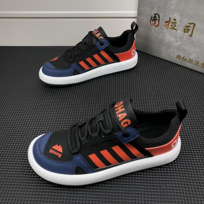 

2 summer low-top new mesh breathable fashion casual shoes versatile thick baseplate shoes trendy men s shoes 43