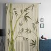 Pictură de Bambus Conține Transparențe Gradienți Tul Perdele Subțiri pentru Decorare Living Bucătărie Perdele Voal Organza