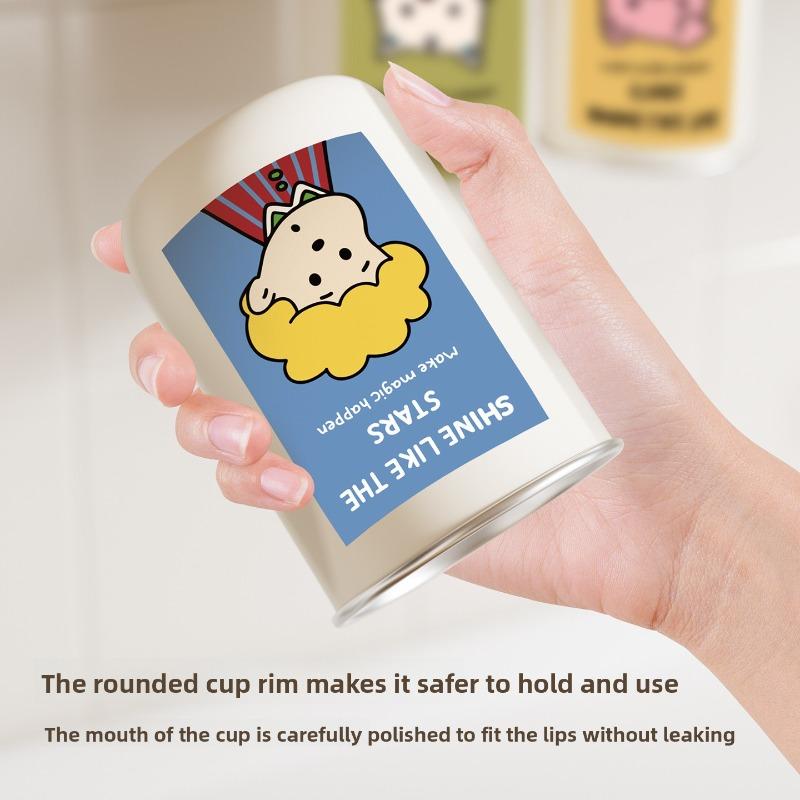 304 Stainless Steel Parent-child Mouthwash Cup, Magnetic Mouthwash Cup, Wall-mounted Desktop Toothbrush Cup