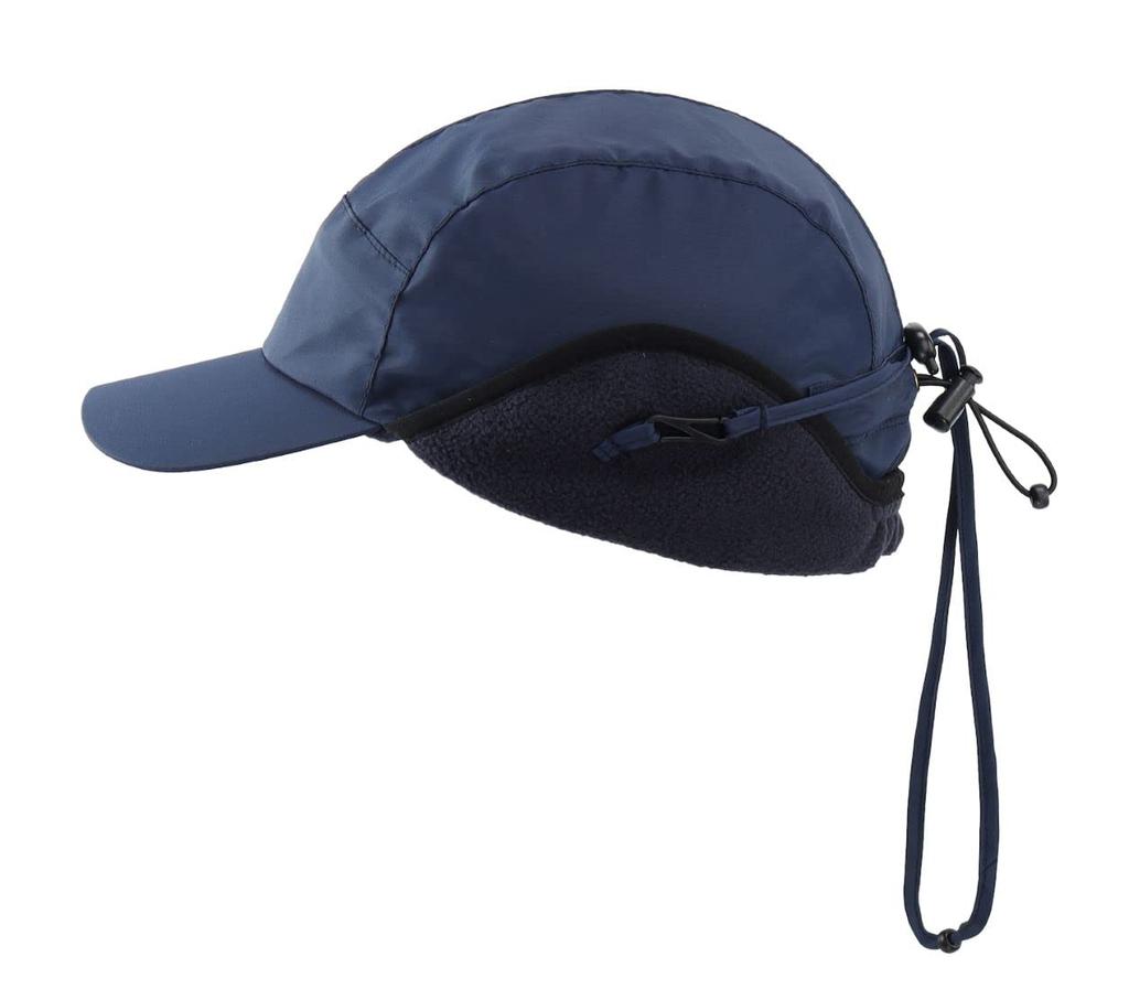 Connectyle Wintermütze für Herren mit Ohrenklappen, Wasserdicht für Angeln, Outdoor-Aktivitäten, Radfahren und Arbeit, Dunkelblau