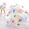 1pc Floral Pattern Automatic Opening/Closing Umbrella with Operation & Windproof Canopy yy260311044