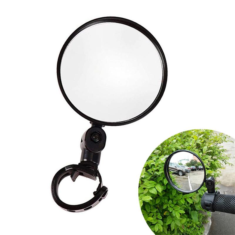 Bicycle Rearview Mirror Universal Handlebar Rearview Mirror 360 Degree Rotation