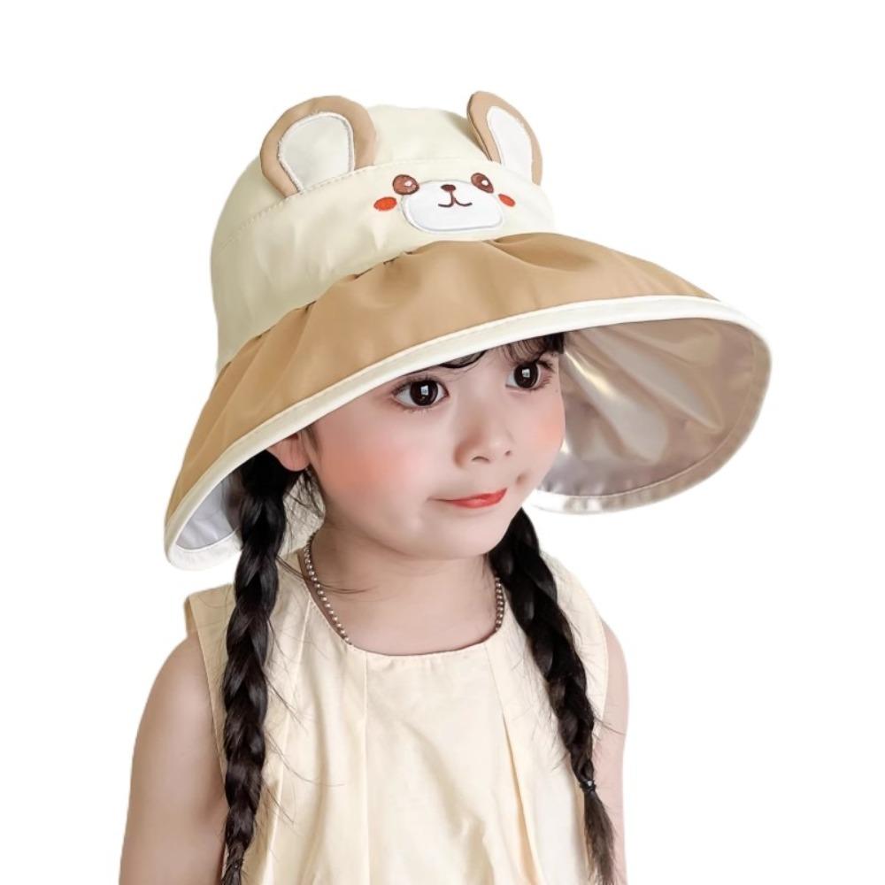Large Brimmed Children's Hat Sun Protection Beach Hat Versatile Fisherman Hat  Women's