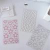 3D Rhinestone Heart Stickers Adhesive Decorative Stickers Glitter Star Card Handmade Sticker For Girls DIY Art Supplies