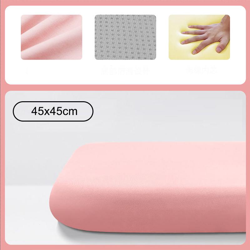 Traagschuim Ijszijde Elastische Stof Zitkussen Zacht Bureaustoelkussen Autostoelkussen Voor Lang Zitten Lendensteun Pijnverlichting