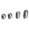 304 Stainless Steel Cup Point Set Screws Kit, Hex Socket Allen Key Grub Screws Assortment , M3 M4 M5 M6 M8 M10 Sizes, DIN 916