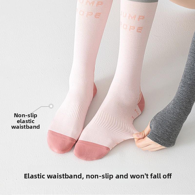 Non-revealing Leg-warming Socks - Children's Summer Long-tube Fitness Yoga Socks, Tennis Socks, Golf Socks, Calf Socks