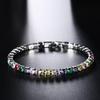 4.0 Zircon Full Diamond Tennis Bracelet - High-End Luxury Jewelry, Colorful & Elegant Design