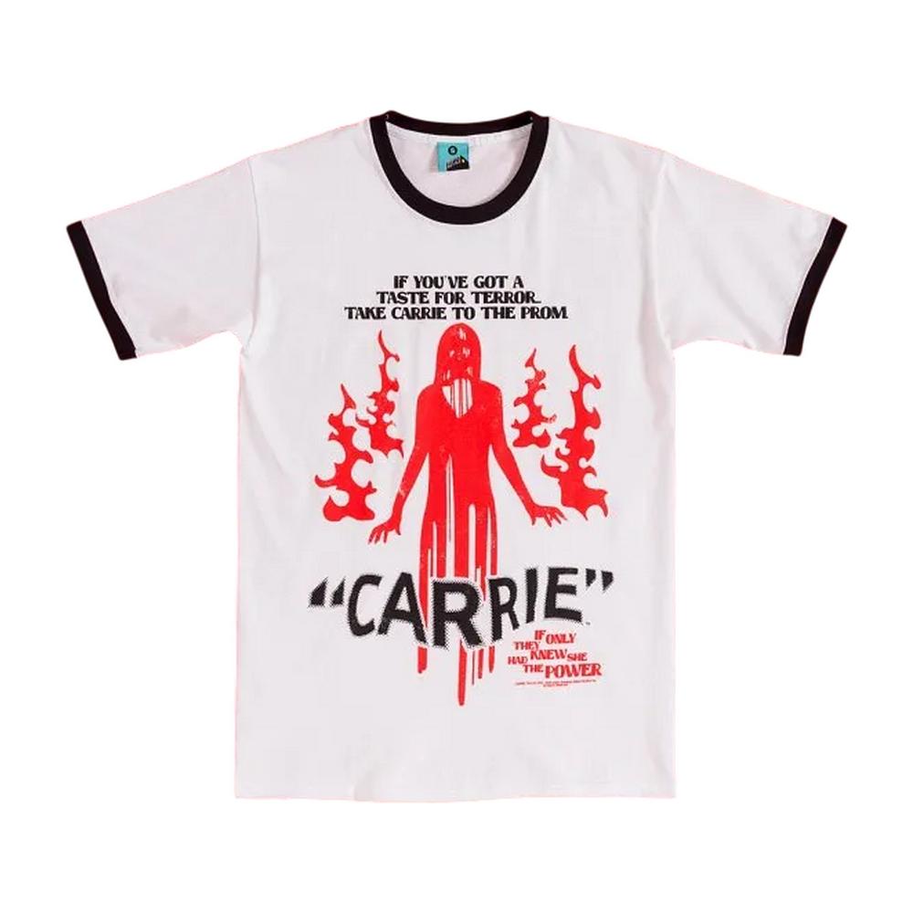 Carrie Unisex Adult Taste For Terror Ringer T-Shirt