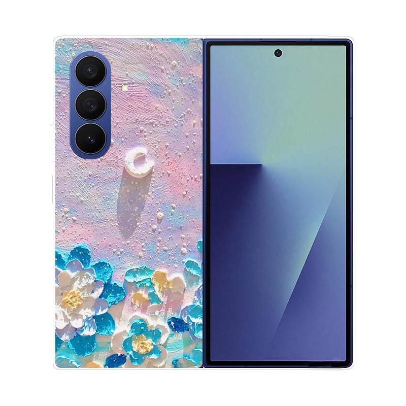 For Samsung Z Fold7 Case Clear Hard PC Folding Cover For Samsung Galaxy Z Fold 7 6 5 4 3 Fold6 Shockproof Transparent Back Funda