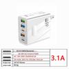 PD65W Schnellladegerät: 5V 5A Multi-Port-Adapter EU/US/UK mit PD + 3 USB-Anschlüssen