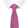 5Pcs/Set Silk Tie Suit Set Bright Color Tie Collar Clip Pocket Square