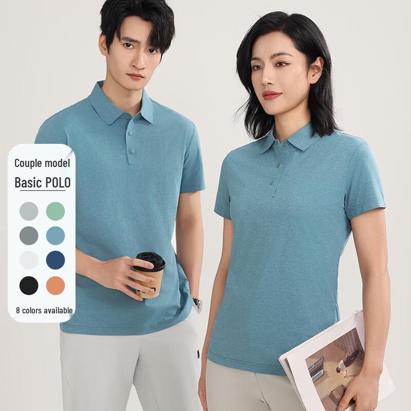 Unisex Quick-Dry Short Sleeve Polo Shirt S