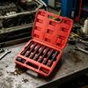 9 Pieces Thin Wall Lug Nut Socket Set Extra-Long Tool 6-Point for Garage, DIYers
