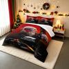 Formula 1 Max 2025 Red Gradient Bedding set (1 duvet cover, 2 pillowcases, duvet not included), Racing Driver Car Poster Art Print
