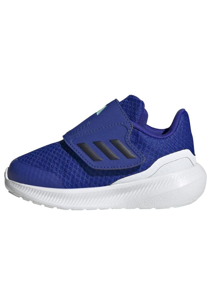 Running Junior Core Fight Sports Lucid White Cm [Adidas] Shoes, 2.0, Running, Velcro, Boys, Girls, 12-16.5cm, LTJ64, Blue/Legend Ink/Footwear