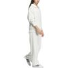 adidas Originals Loose Cozy Pant Comfortable Casual Versatile Knitted Sports Pants Women Bottoms Han-Jade-White JM8062