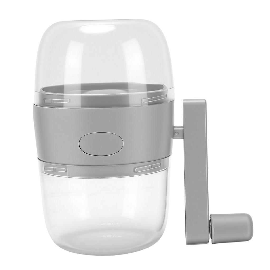Manual Nut Chopper Grinder Multifunctional Nut Grinder with Hand Crank for Peanut Gray