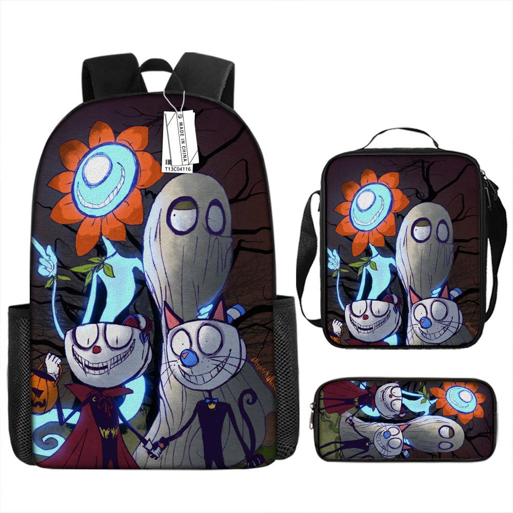 Teetasse Kopf Schüler Schultasche Kinder Rucksack Ranzen Anime