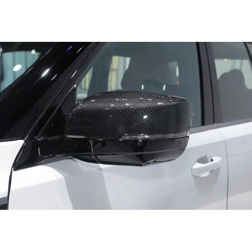 For Nissan Patrol Y63 Armada 2025 2026 ABS Chrome Door Side Mirror Cover Trim Rear View Cap Overlay Molding Garnish