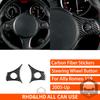 For Alfa Romeo 159 2005- Real Carbon Fiber Sticker Brera Spider Dashboard Gear Shift Panel Car ide Decorative Accessories