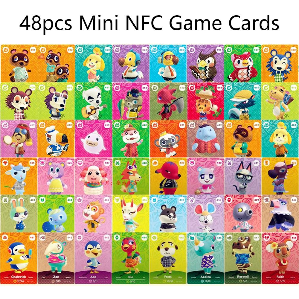 

48pcs Animal Crossing Series 5 Mini NFC Game Cards For NS Switch