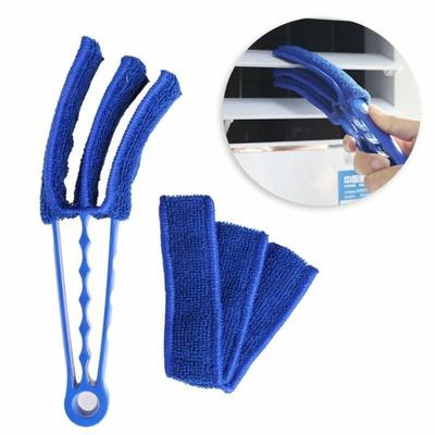 Minifibre Triple Blind Cleaner Mitt Venetian Slats Blinds Duster for Window Blinds Air Conditioner Jalousie Dust