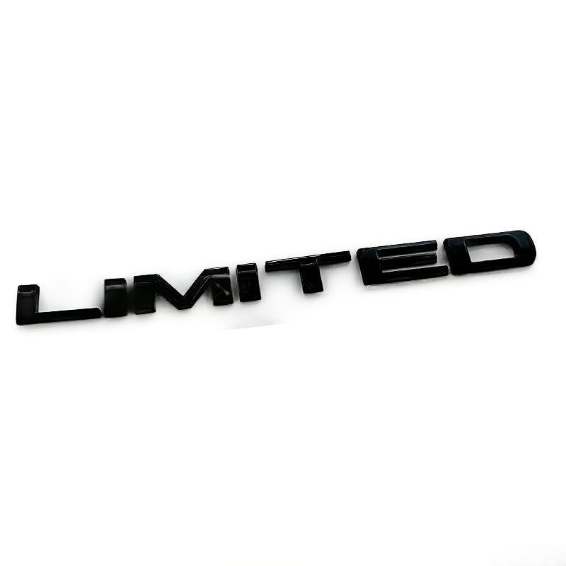 

1X 3D ABS LIMITED Car Body Emblem Rear Trunk Badge Sticker for Wrangler Tj Jk Jl Grand Cherokee Commander Renegade Liberty