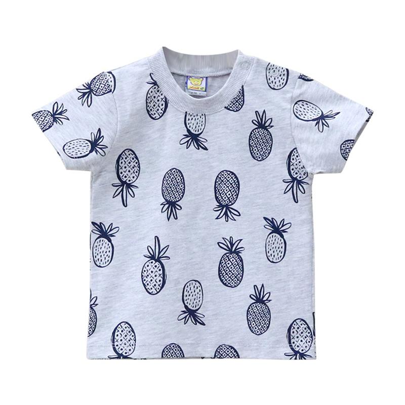 

Детская хлопковая футболка с короткими рукавами, модные подарки, топы для мальчиков и девочек, детская одежда, летняя одежда для малышей 1T