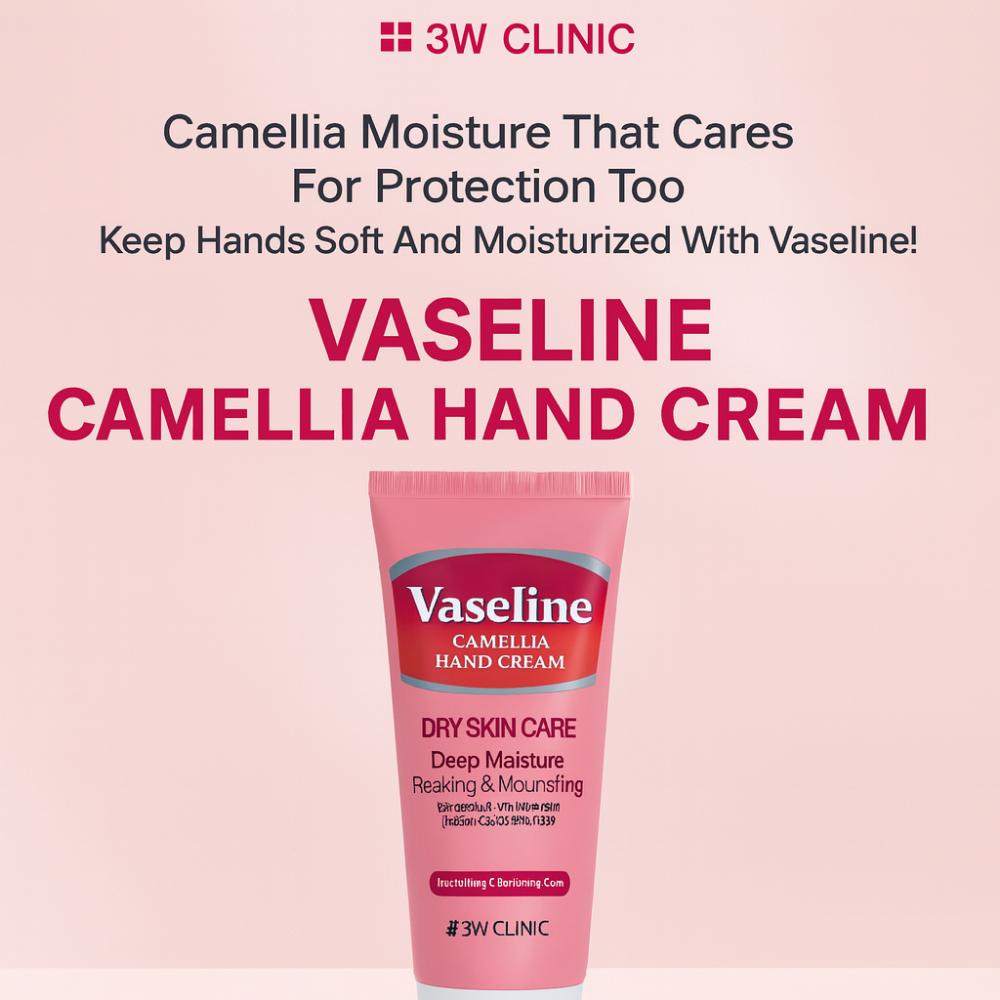 3W CLINIC Vaseline Camellia Hand Cream (150ml)