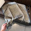 Premium Silk Scarf Scarf New Sunscreen Shawl 71cm Small Square Scarf Light Luxury Imitation Silk Scarf Professional Women Versatile