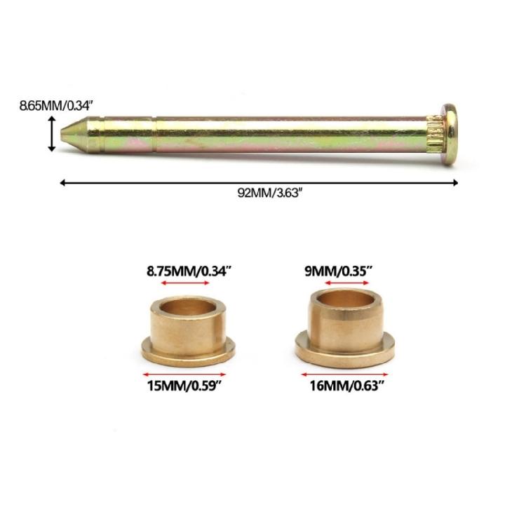 Corrosion Proof Vehicle Door Hinge Upgrades Kit Hinge Restoration Set Optimizes Alignment Prevents Accidental Opening