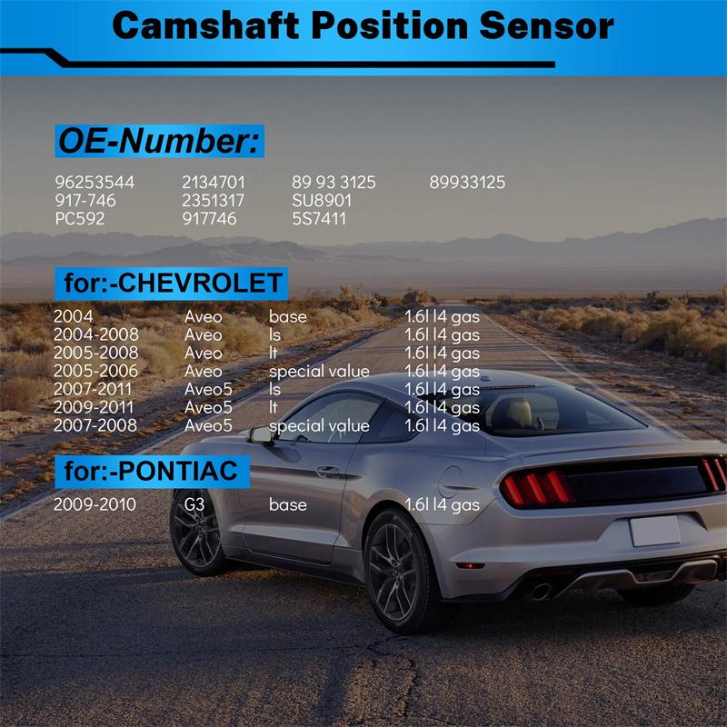 Camshaft Position Sensor 96253544 For Chevrolet Aveo 2004-2008 Daewoo Lanos Nubira 0903078 89933125 50405 Car Parts