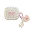 Embroidered Bow Headphone Box Cover TPU Protective Shell for Airpods 4/3/2/1/pro2/pro