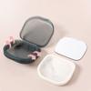 Portable Denture Storage Box With Mirror Mouthguard Case New Braces Box