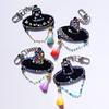 Korea Gat Kit/Make Your Own Traditional Mother of Pearl Keyring Craft Kit-Traditional Najeon Chilgi