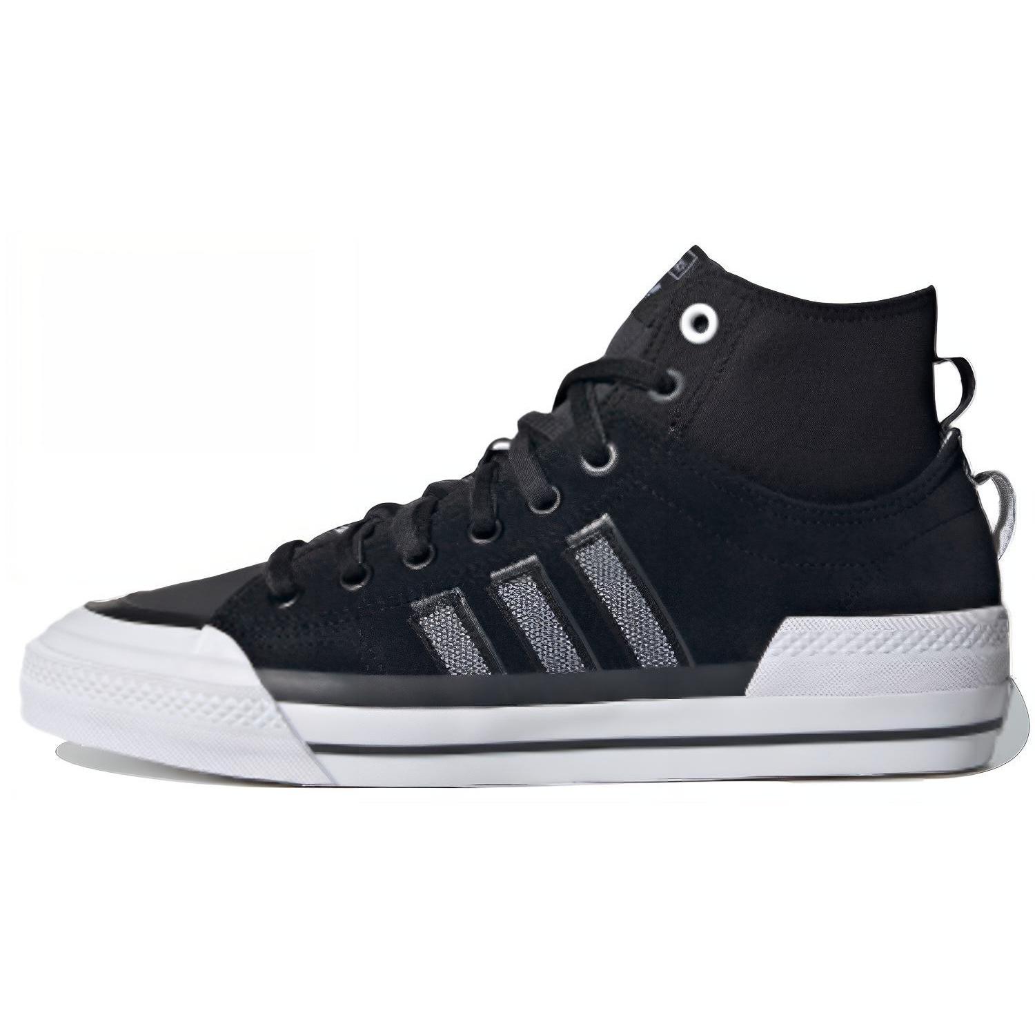 adidas Nizza Hi DL Black White Silver Men s GZ2657 EU 35⅔