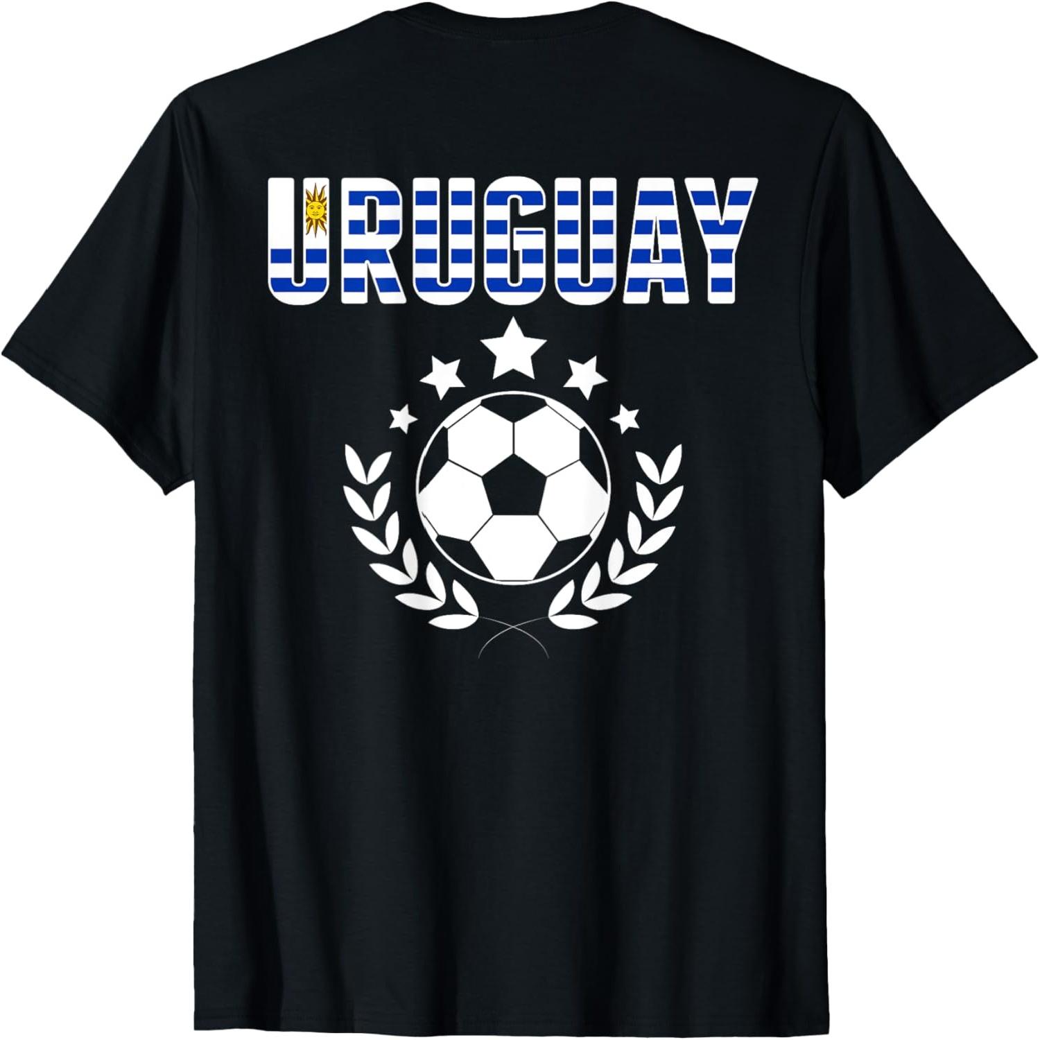 Proud Uruguay Soccer Fans Jersey Support Uruguayan Football T-Shirt(3) S