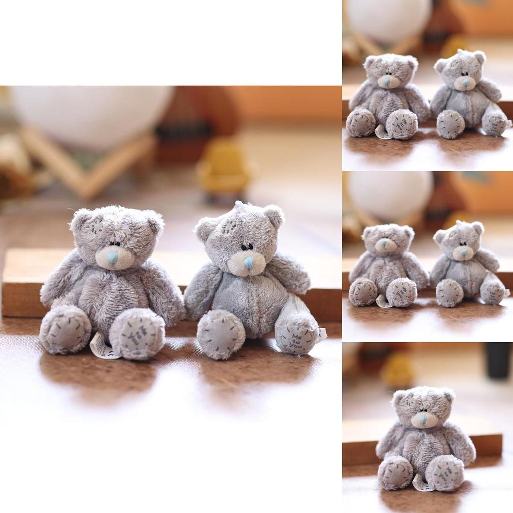 Cute Bear Plush Keychain With Super Soft Short Plush For Bag Decor And Gift