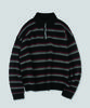 GRAPH PLATFORM Striped Collar Knit