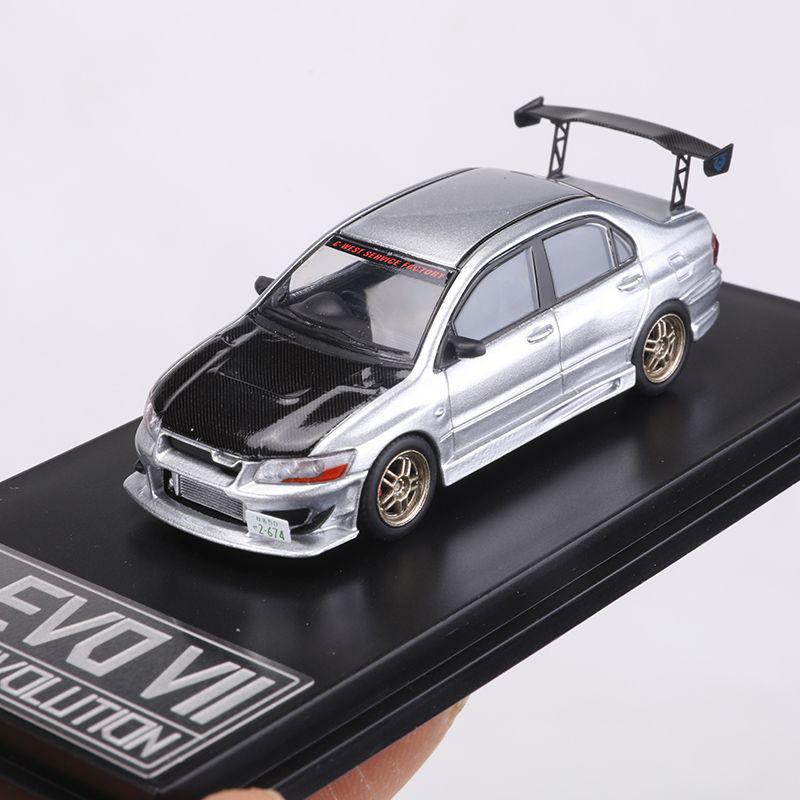 1:64 Mitsubishi Lancer EVO VII Alloy Car Model